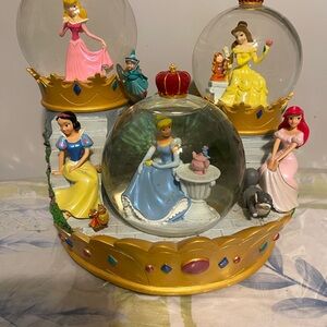Disney Princess Carousel with Snow Globes